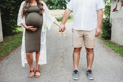 Mommy and Daddy on location maternity session in Buffalo, NY.