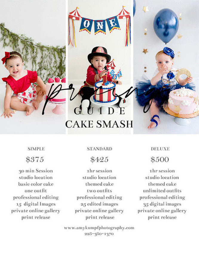 Smiling one-year-old enjoying a cake smash during a professional first birthday photography session in Buffalo NY
