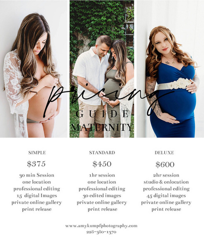 Studio maternity photography session in Buffalo NY featuring an expecting mother